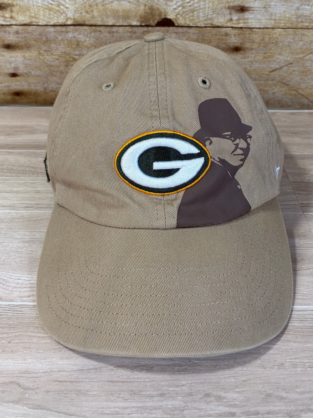 Green Bay Packers Tan Logo Dad Hat